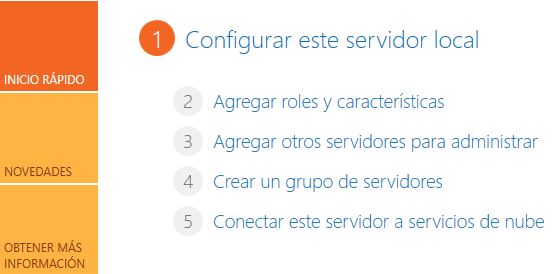 Agregar roles a Windows Server 2016